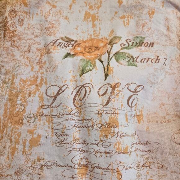 Daniel Benjamin Pink Denim Jacket Floral Print with Sequins Size M Soft Girl - Picture 10 of 12